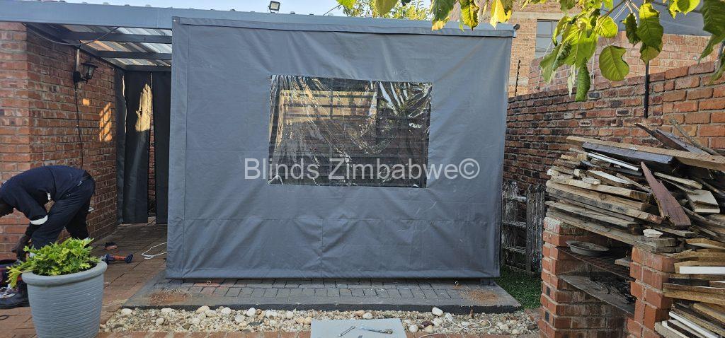 Outdoor Canvas Drop Blinds