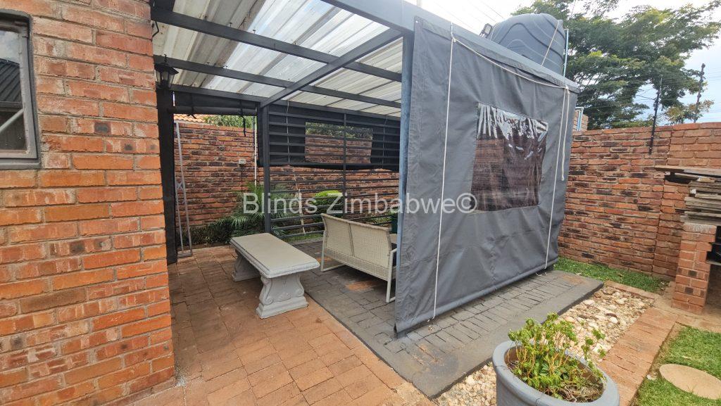 Outdoor Canvas Drop Blinds