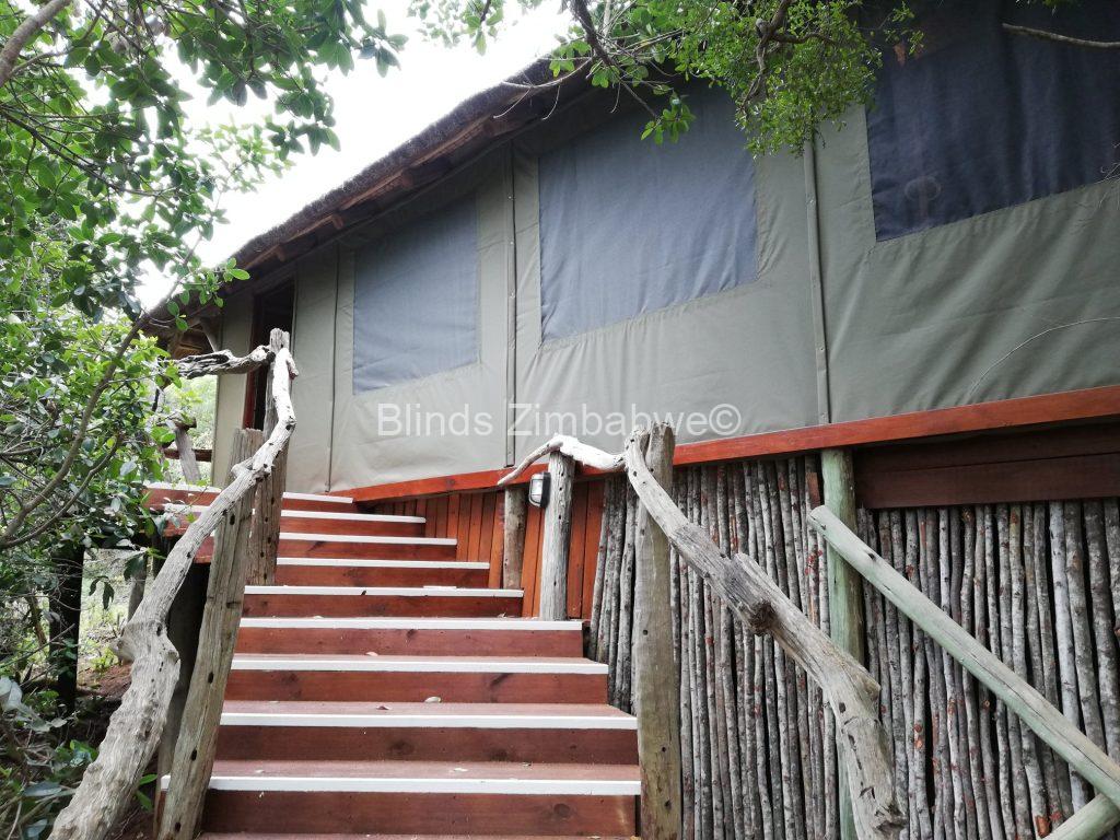 Outdoor Canvas Drop Blinds