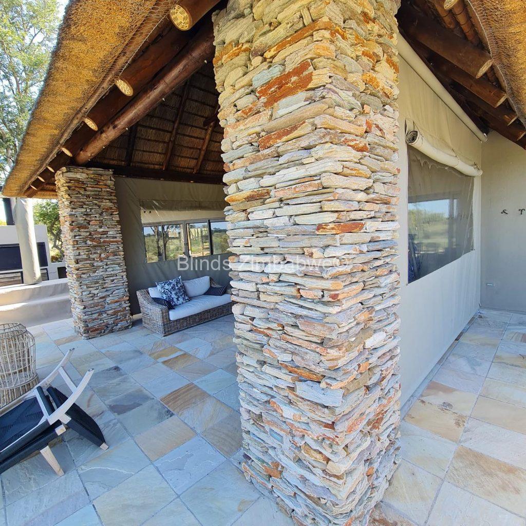 Outdoor Canvas Drop Blinds