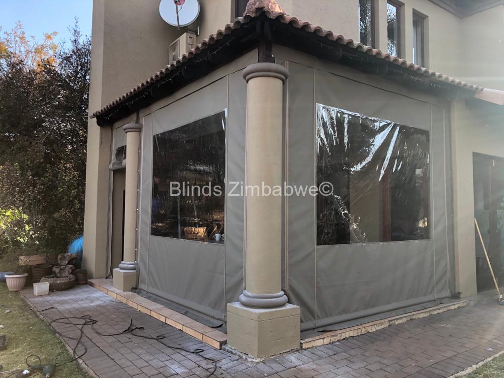 Outdoor Canvas Drop Blinds