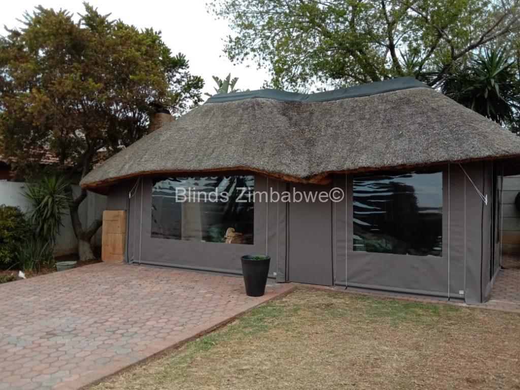 Outdoor Canvas Drop Blinds