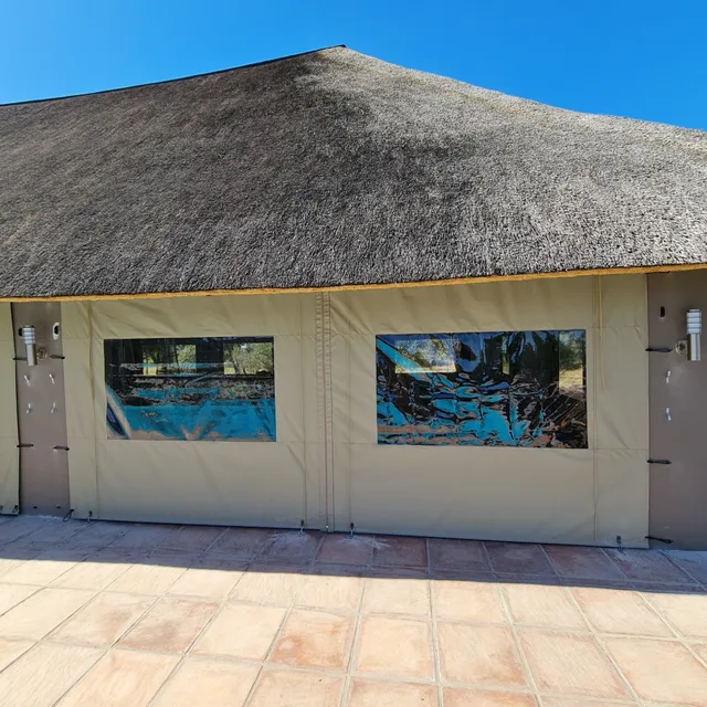 Outdoor Canvas Drop Blinds