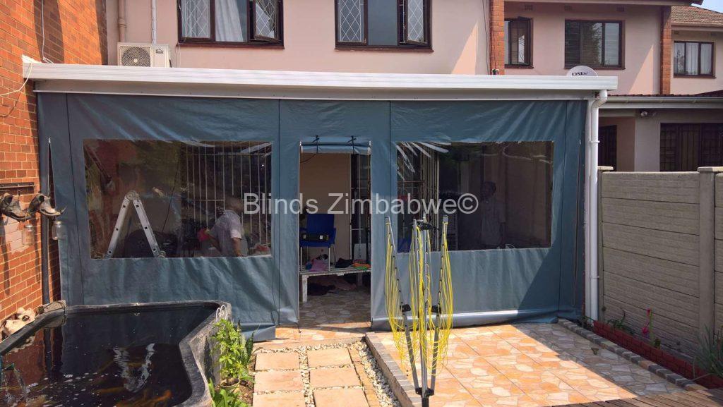 Outdoor Canvas Drop Blinds