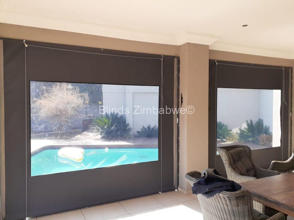 Outdoor Canvas Drop Blinds