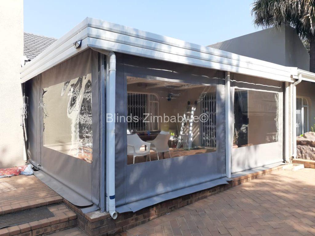 Outdoor Canvas Drop Blinds