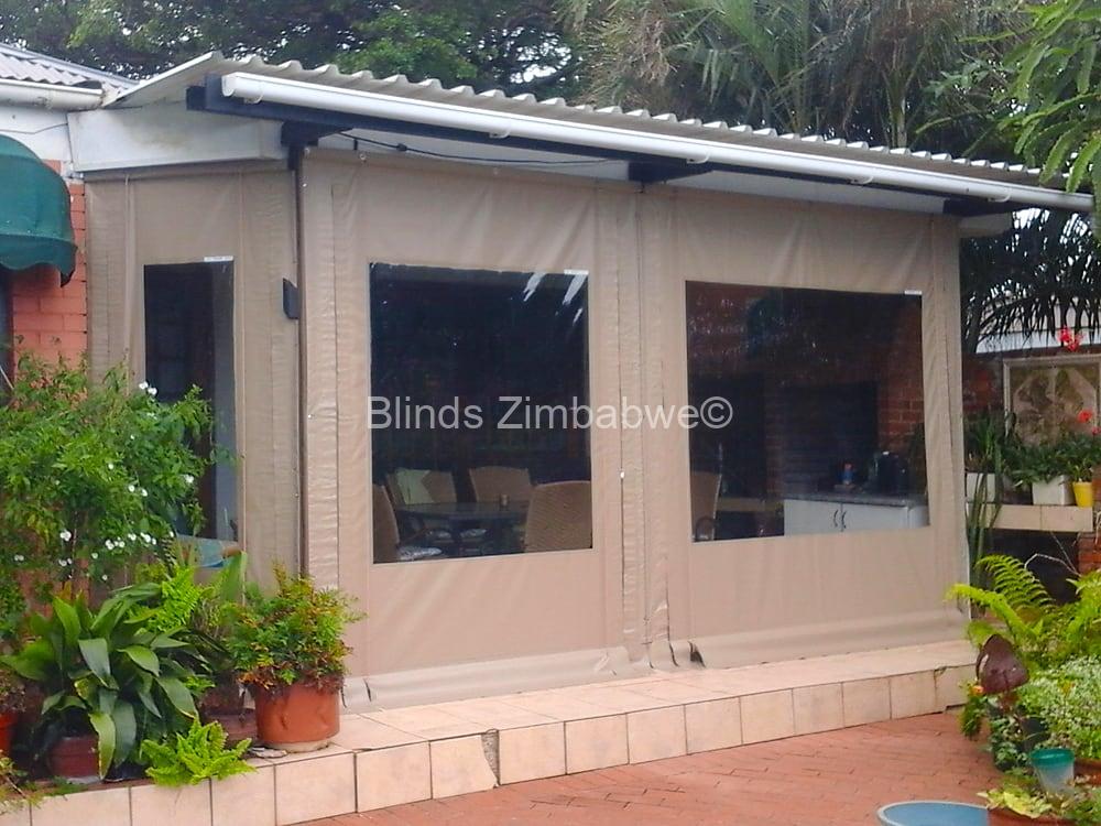 Outdoor Canvas Drop Blinds