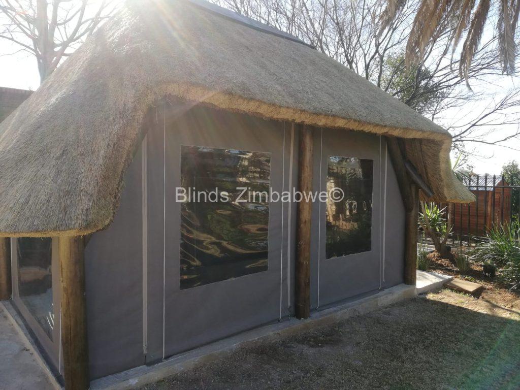 Outdoor Canvas Drop Blinds