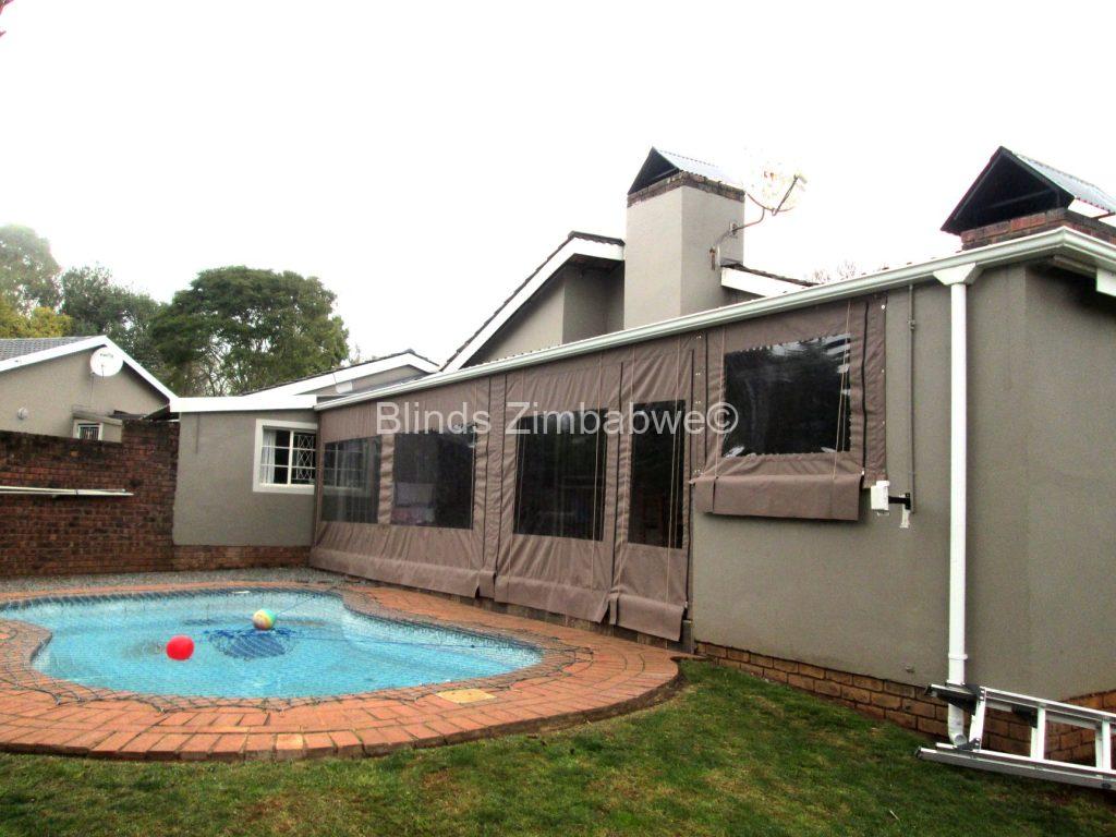 Outdoor Canvas Drop Blinds