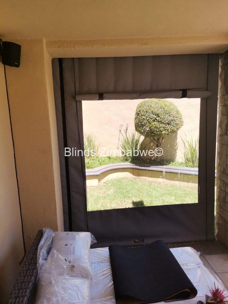 Outdoor Canvas Drop Blinds
