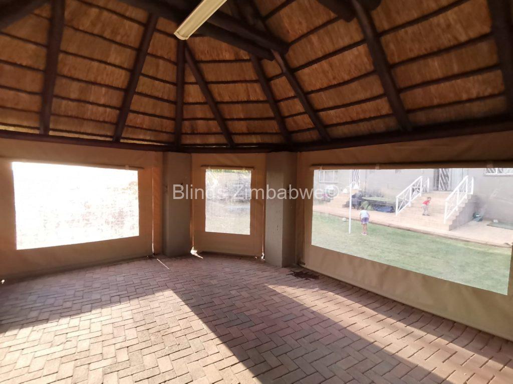 Outdoor Canvas Drop Blinds