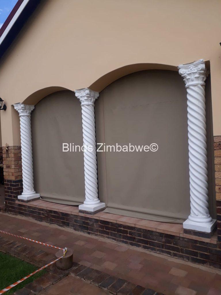 Outdoor Canvas Drop Blinds