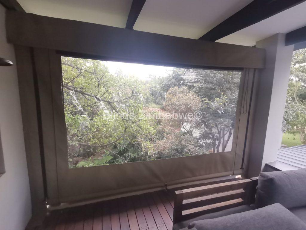 Outdoor Canvas Drop Blinds