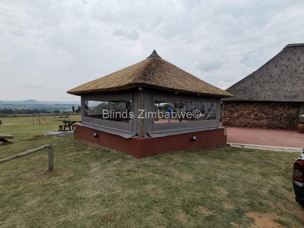 Outdoor Canvas Drop Blinds