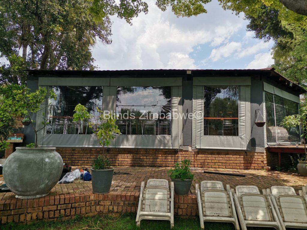 Outdoor Canvas Drop Blinds