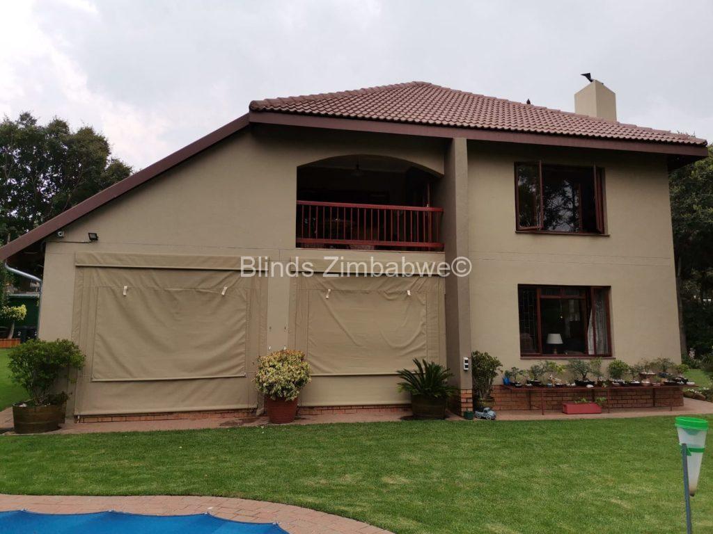 Outdoor Canvas Drop Blinds