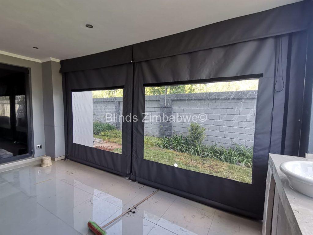 Outdoor Canvas Drop Blinds