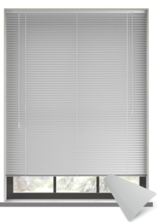 Venetian Blinds 25mm Aluminum - Silver Grey - 1M x 1M