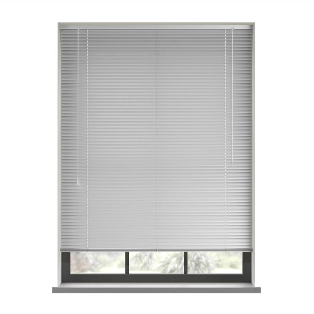 Venetian Blinds 25mm Aluminum - Silver Grey - 1M x 1M - Image 3