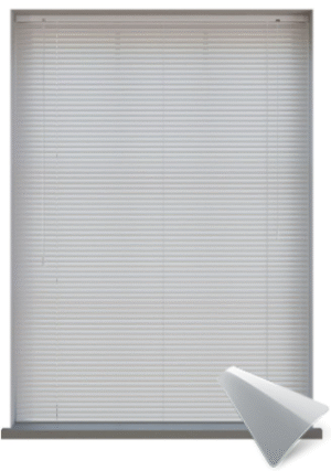 Venetian Blinds 25mm Aluminum - Brushed Silver - 0.6M x 1.6M