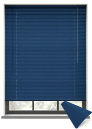Venetian Blinds 25mm Aluminum - Blue - 0.6M x 1.6M
